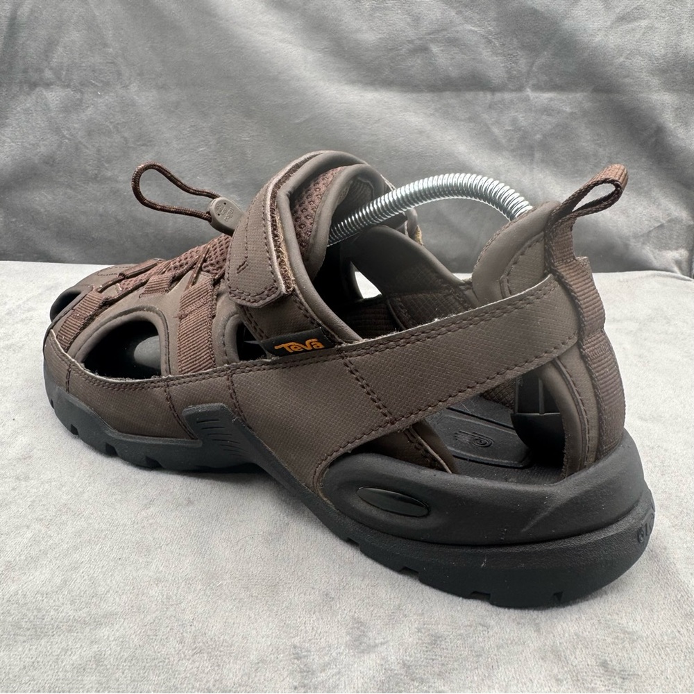Teva Forebay 2 Men’s 10 Brown Water Sandals Fishing Hiking Outdoor Trail Shoes - Picture 4 of 11